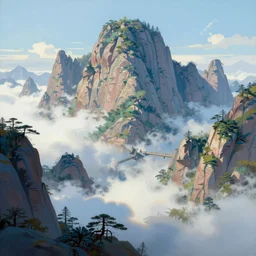 onmyoji, onmyoji detailed art, artstation, vibrant colors and hard shadows and strong rim light, light blue sky, cool white color temperature, painting by by wlop, by bo chen, by alex flores, gaston bussiere, craig mullins