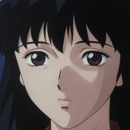 close up film - still from angels egg directed by japanese director mamoru oshii, anime 8 0 s eyes, slender eyes, vintage 8 0 s anime, ethereal, holy, omnious, grainy, astounding, highly detailed, high quality film restoration, delicate, soft