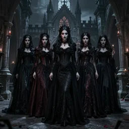 gothic heroines, secret brides to the faceless slaves of the nameless night of the castle of dread desire