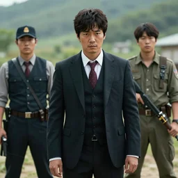 korean film still from korean adaptation of inglourious basterds