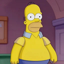 homer simpson, photorealism, dynamic lighting, depth of field
