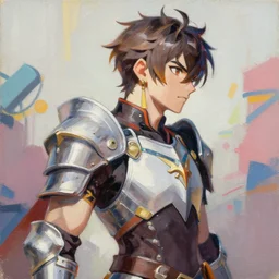 greg manchess portrait painting of partially armored xinyan from genshin impact as overwatch character, medium shot, asymmetrical, profile picture, organic painting, sunny day, matte painting, bold shapes, hard edges, street art, trending on artstation, by huang guangjian and gil elvgren and sachin teng