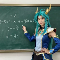 soraka of league of legends teaches math