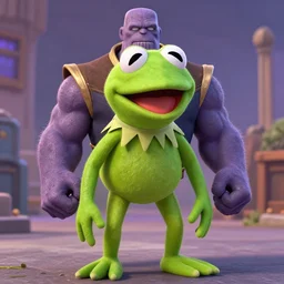 Kermit the Frog as Thanos