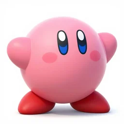 portrait of kirby game kirby pink puff ball kirby smash bros, highly detailed portrait, digital painting, artstation, concept art, smooth, sharp focus illustration, artstation hq