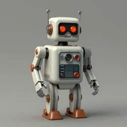 ( ( ( ( ( 1 9 5 0 retro future robot pet assasin. muted colors. ) ) ) ) ) by jean - baptiste monge!!!!!!!!!!!!!!!!!!!!!!!!!!!!!!