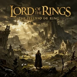 squaresoft pre - rendered concept art of the lord of the rings : the fellowship of the ring