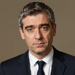 a very detailed portrait of rowan atkinson, art by rembrandt