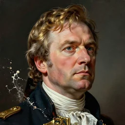 Portrait of Nigel Farage, french revolution, heroic, passion, pride, amazing splashscreen artwork, splash art, head slightly tilted, natural light, elegant, intricate, fantasy, atmospheric lighting, cinematic, matte painting, detailed face, by Greg rutkowski