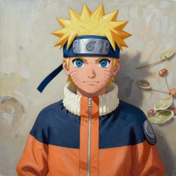 naruto uzumaki, oil painting, extremely detailed, 4k