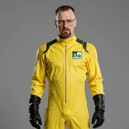 breaking bad heisenberg in a h. e. v suit from half life