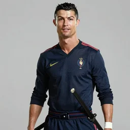 Cristiano Ronaldo as samurai