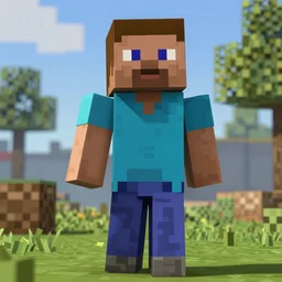 Film still of Minecraft Steve, from Red Dead Redemption 2 (2018 video game)