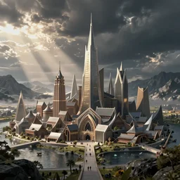 a modern viking city