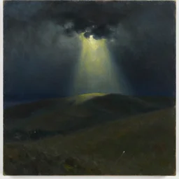 oil painting, go over the hills to find the light, in dark, dreamy, by eytan zana, piotr jabłonski, greg rutkowski