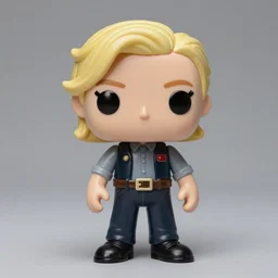 tilda swinton stop motion vinyl action figure, plastic, toy, butcher billy style