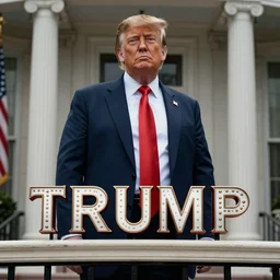 goth Donald Trump 8k