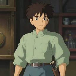 an epic anime of underaiki, ghibli, unreal 5, octane render, rpg portrait, dynamic lighting, epic, epic anime, 2 d