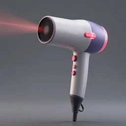 a hybrid between a hair dryer and a laser gun, 3 d render, unreal engine, blender, trending on artstation, high quality