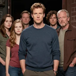 cast of six feet under show comic book style