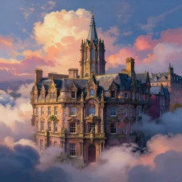 distopian edinburgh, clouds, beautiful lighting, vivid colors, intricate, elegant, smooth, sharp focus, highly detailed digital painting, concept art, cinematic, unreal engine, 4 k wallpaper, art by syd mead, terada katsuya, atey ghailan, svetlin velinov, tarmo juhola, cgsociety, artstation trending, deviantart featured
