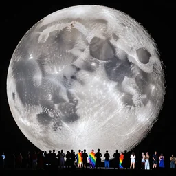 pride day parade on the moon