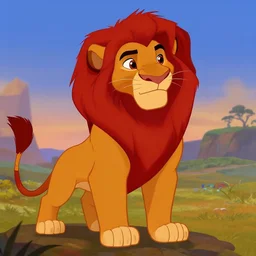 scar, the villain from the disney animated classic the lion king
