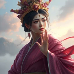 goddess of the south korea, highly detailed, digital painting, artstation, concept art, smooth, sharp focus, illustration, unreal engine 5, 8 k, art by artgerm and greg rutkowski and edgar maxence