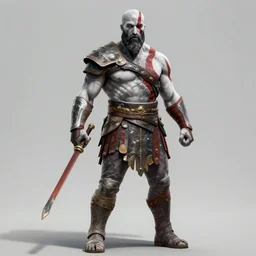 concept art kratos the god of war in valhalla in the style of prometheus