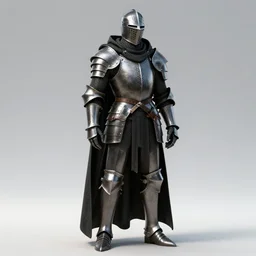detailed hypperrealistic artstation render, full body front view of a scaly black cloaked man, wearing a metal knights helmet, carries a large knights blue greatsword in his hands, in addition tentacles emerge from his back like wings