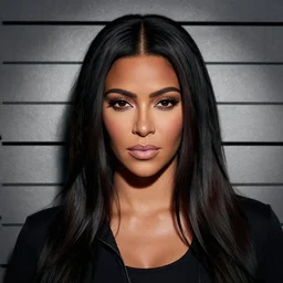 kim kardashian mugshot