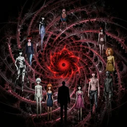 a horror depiction of a fractal vision of hell by alex grey, lisa frank, giger, ayami, kojima, amano, karol bak, greg hildebrandt, mark brooks, beksinski, takato yamamoto