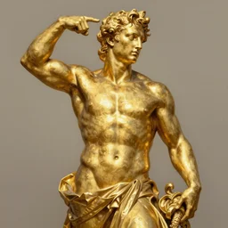 golden greek statue of danny devito as the god of love, highly detailed, digital painting, artstation, concept art, illustration, art by artgerm and greg rutkowski and alphonse mucha