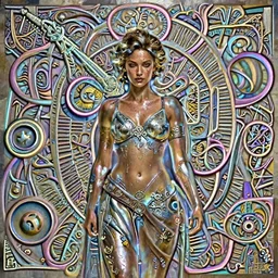 altered carbin, bella hadid, sweaty, neon, lord of the rings, intricate, highly detailed, digital painting, artstation, concept art, smooth, sharp focus, illustration, unreal engine 5, 8 k, art by artgerm and greg rutkowski and alphonse mucha