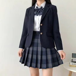 a girl wear a suit of JK, by SAMji.