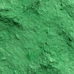 long green crystals sticking out of the rock surface, detailed ground terrain albedo texture, flat, 2 d texture, seamless