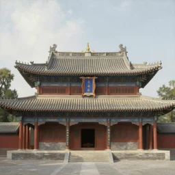 top three quarter view of traditional chinese temple in yunnan, john singer sargent, klimt, thomas kinkade, fantasy painting, oil on canvas