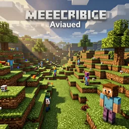 A Minecraft farm filled with Joe Bidens