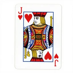 playing card, Jack of hearts, face card