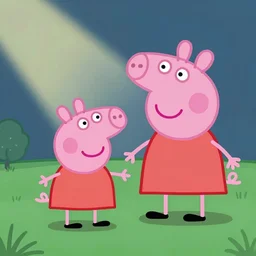 peppa pig using a censored object