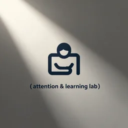icon stylized minimalist logo design for ( ( attention & learning lab ) ), academic, pictorial, symbol, no text, cory loftis, behance hd by jesper ejsing, by rhads, victo ngai, ilya kuvshinov, flat design, professional online branding