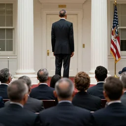 obama fighting obama while obama watches from a distance with obama and also there's obama and obama and obama