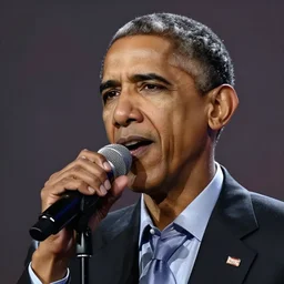Barack Obama as a backup singer