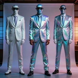 character design sheet, portrait, ninja  gaiden in a suit made of iridiscent fabric, radio goggles, iridiscent, cinematic lighting at night, neon, indoor, japanese villa  syd mead, tim walker, roger deakins, masterpiece, fashion design