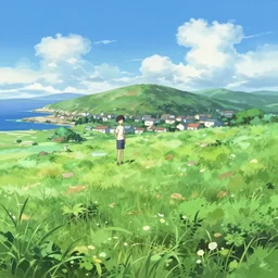 key anime visual of a landscape of reunion island, modern anime style by makoto shinkai, trending on artstation