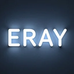 the word ERAY as a night light