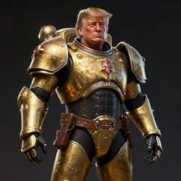 donald trump is a space marine, unreal engine 5