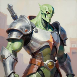 greg manchess portrait painting of partially armored powerful skeletor overwatch character, medium shot, asymmetrical, profile picture, organic painting, sunny day, matte painting, bold shapes, hard edges, street art, trending on artstation, by huang guangjian, gil elvgren, ruan jia, greg rutkowski, gaston bussiere