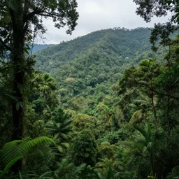 majestic rainforest landscape, high definition, high detail, 8k, photorealistic,
