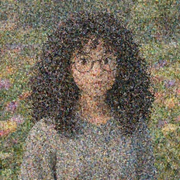 a girl with curly black hair a gr wearseen shirt, she wears harry potter glasses, studio ghibli, pixar and disney animation, sharp, rendered in redshift and unreal engine 5 by greg rutkowski, bloom